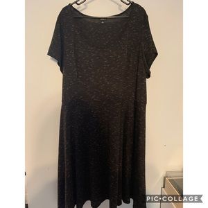 Black T-shirt style dress